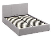 Load image into Gallery viewer, Carbine Queen Gas Lift Storage Bed Frame - Light Grey
