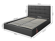 Load image into Gallery viewer, Torbert Queen Gas Lift Storage Bed Frame - Black
