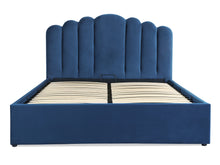 Load image into Gallery viewer, Edward Queen Gas Lift Storage Bed Frame - Blue
