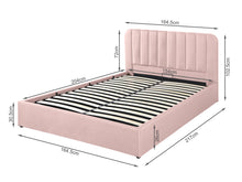 Load image into Gallery viewer, Victoria Queen Gas Lift Storage Bed Frame - Pink
