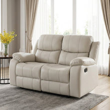 Load image into Gallery viewer, Wilson Manual 2 Seater Recliner Sofa - Beige