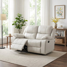 Load image into Gallery viewer, Wilson Manual 2 Seater Recliner Sofa - Beige