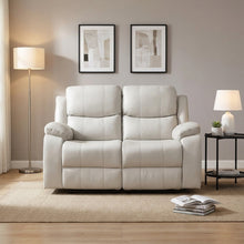 Load image into Gallery viewer, Wilson Manual 2 Seater Recliner Sofa - Beige