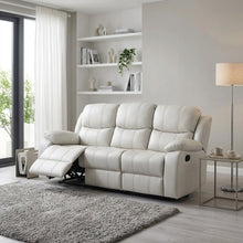 Load image into Gallery viewer, Wilson Manual 3 Seater Recliner Sofa - Beige