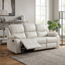 Load image into Gallery viewer, Wilson Manual 3 Seater Recliner Sofa - Beige
