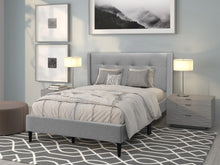Load image into Gallery viewer, Sealy Double Bed Frame - Light Grey
