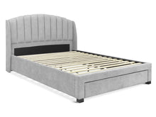 Load image into Gallery viewer, Barney Queen Bed Frame With Storage - Grey At Betalife