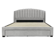 Load image into Gallery viewer, Barney Super King Bed Frame With Storage - Light Grey