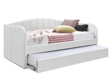 Load image into Gallery viewer, Majura Single Trundle Bed Frame - Cream