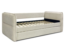 Load image into Gallery viewer, Joyce Single Trundle Bed Frame - Oat White At Betalife