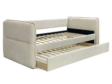 Load image into Gallery viewer, Joyce Single Trundle Bed Frame - Oat White
