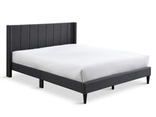 Load image into Gallery viewer, Careys Queen Bed Frame - Dark Grey