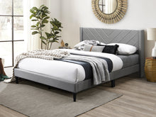 Load image into Gallery viewer, Bassie Queen Bed Frame - Light Grey