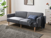 Load image into Gallery viewer, Cordova 3 Seater Sofa Bed - Dark Grey