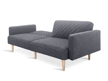 Load image into Gallery viewer, Cordova 3 Seater Sofa Bed - Dark Grey