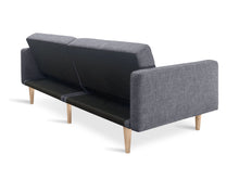 Load image into Gallery viewer, Cordova 3 Seater Sofa Bed - Dark Grey