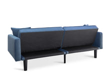 Load image into Gallery viewer, Boston 3 Seater Sofa Bed - Steel Blue
