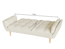Load image into Gallery viewer, Dover 3 Seater Sofa Bed - Beige
