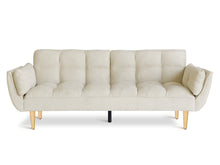 Load image into Gallery viewer, Dover 3 Seater Sofa Bed - Beige
