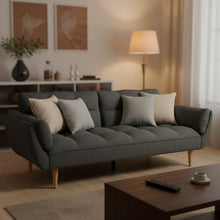 Load image into Gallery viewer, Dover 3 Seater Sofa Bed - Dark Grey