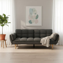 Load image into Gallery viewer, Dover 3 Seater Sofa Bed - Dark Grey