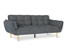 Load image into Gallery viewer, Dover 3 Seater Sofa Bed - Dark Grey
