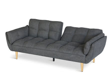 Load image into Gallery viewer, Dover 3 Seater Sofa Bed - Dark Grey
