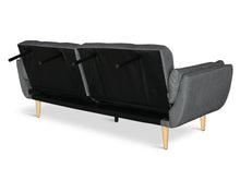Load image into Gallery viewer, Dover 3 Seater Sofa Bed - Dark Grey
