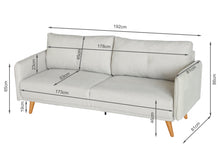 Load image into Gallery viewer, Harlan 3 Seater Sofa - Beige
