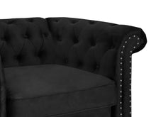 Load image into Gallery viewer, Chesley Velvet Occasional Chair - Black
