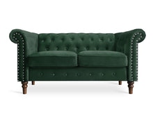 Load image into Gallery viewer, Chesley Velvet 2 Seater Sofa - Green
