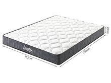Load image into Gallery viewer, Basics Plus Bonnell Spring Mattress with Protector &amp; Pillow - QUEEN