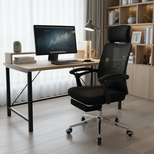 Load image into Gallery viewer, Melissa Office Chair with Footrest - Black