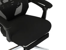 Load image into Gallery viewer, Melissa Office Chair with Footrest - Black
