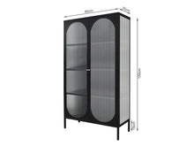 Load image into Gallery viewer, Arden 1.5m Storage Cabinet - Black

