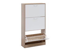 Load image into Gallery viewer, Matilda 3 Drawer Shoe Cabinet Storage Rack - Oak

