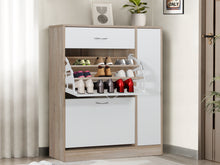Load image into Gallery viewer, Kihona 3 Drawer Shoe Cabinet Storage Rack - Oak
