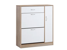 Load image into Gallery viewer, Kihona 3 Drawer Shoe Cabinet Storage Rack - Oak
