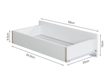 Load image into Gallery viewer, Kihona 3 Drawer Shoe Cabinet Storage Rack - White
