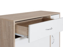 Load image into Gallery viewer, Horotea 4 Drawer Shoe Cabinet Storage - Oak + White
