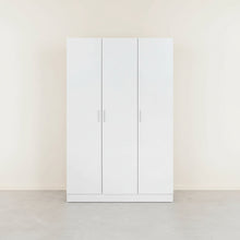 Load image into Gallery viewer, Bram 3 Door Wardrobe Cabinet - White