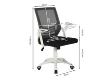 Load image into Gallery viewer, Leon Office Chair - Black + White
