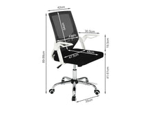 Load image into Gallery viewer, Leon Office Chair - Black + White
