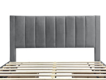 Load image into Gallery viewer, Columbia Queen Fabric Bed Frame with 4 Drawers - Grey
