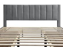 Load image into Gallery viewer, Columbia Super King Fabric Bed Frame with 4 Drawers - Grey
