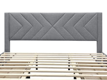Load image into Gallery viewer, Haydon Super King Fabric Bed Frame with 4 Drawers - Light Grey
