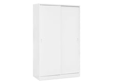 Load image into Gallery viewer, Wayne 120cm Wardrobe With Sliding Doors - White