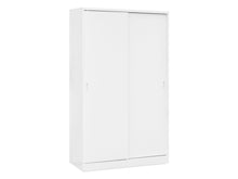 Load image into Gallery viewer, Wayne 120cm Wardrobe With Sliding Doors - White
