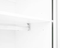 Load image into Gallery viewer, Wayne 120cm Wardrobe With Sliding Doors - White
