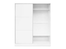 Load image into Gallery viewer, Tonto 160cm Wardrobe With Sliding Doors - White